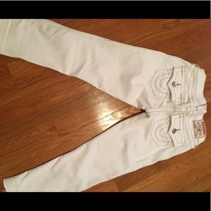 White True Religion jeans